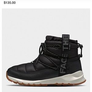 North Face Thermoball Women’s Black Snow Boots - Size 7